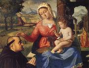 Andrea Previtali The Virgin and Child with a Donor oil painting